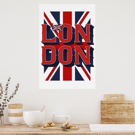 Affiche du pavillon de Londres (24x36) (Cuisine)