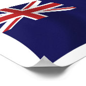 Affiche du pavillon des îles Turques et Caïques Im (Coin)