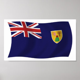 Affiche du pavillon des îles Turques et Caïques Im