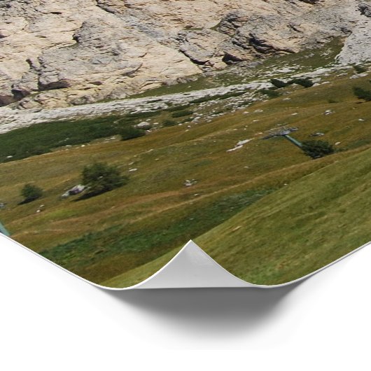 Affiche du paysage des Dolomites (Coin)