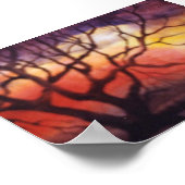 Affiche du paysage du pays (Coin)