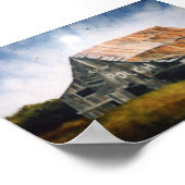Affiche du paysage du pays (Coin)