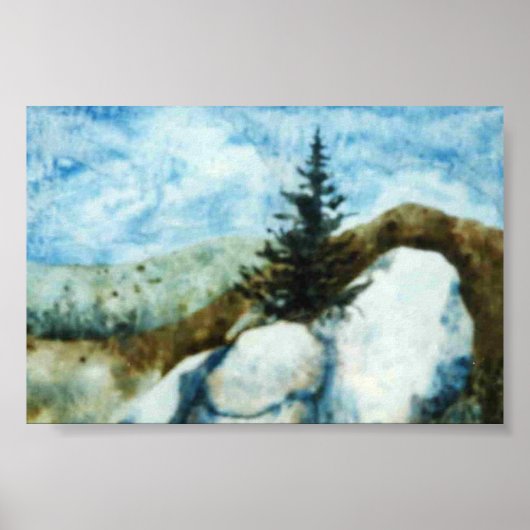 Affiche du paysage du pays (Devant)