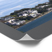 Affiche du paysage océanique de Rhode Island (Coin)