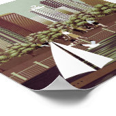 Affiche du paysage urbain (Coin)