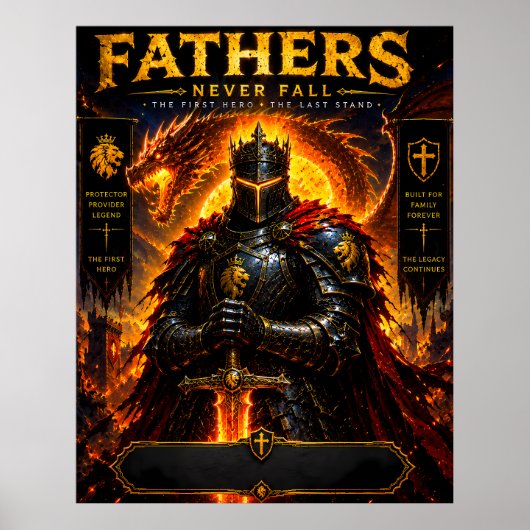 Affiche du père dragon de feu (Devant)