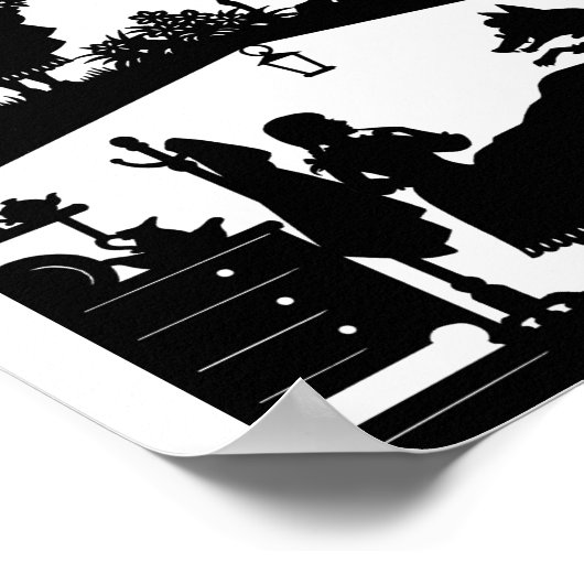 Affiche du Petit Chaperon rouge (Coin)