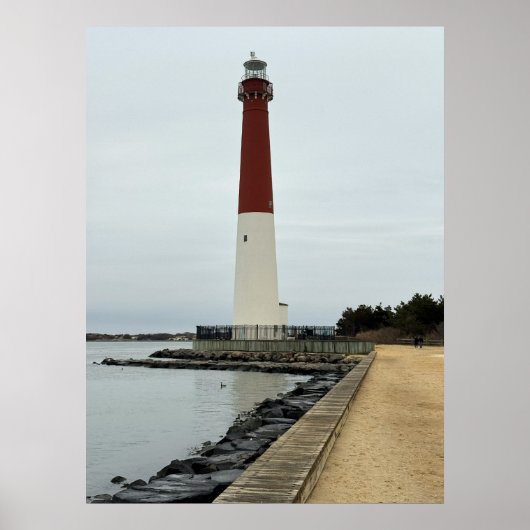 Affiche du phare de Barnegat Light (Devant)