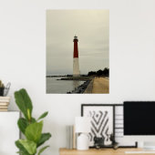 Affiche du phare de Barnegat Light (Bureau à domicile)