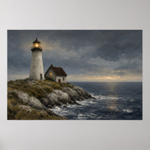 Affiche du phare de Keeper's Light