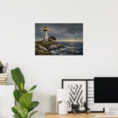 Affiche du phare de Keeper's Light (Bureau à domicile)