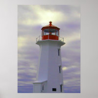 Affiche du phare de Peggy's Cove Nouvelle-Écosse