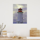 Affiche du phare de Peggy's Cove Nouvelle-Écosse (Cuisine)