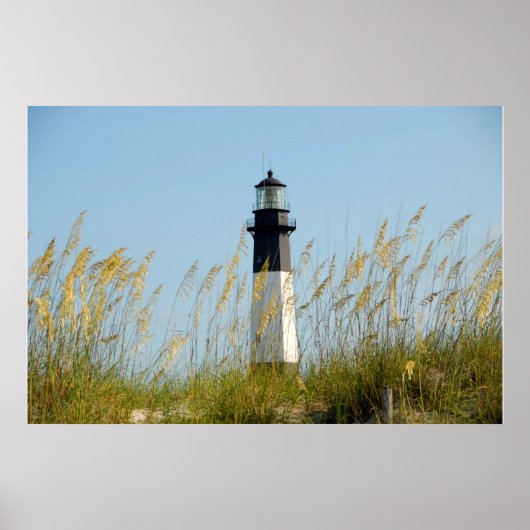Affiche du phare de Tybee Island (Devant)