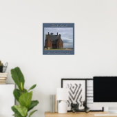 Affiche du phare sud-est de Block Island (Bureau à domicile)