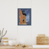 Affiche du phare sud-est de Block Island (Cuisine)