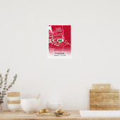 Affiche du Pittodrie Stadium – Maison d'Aberdeen F (Cuisine)