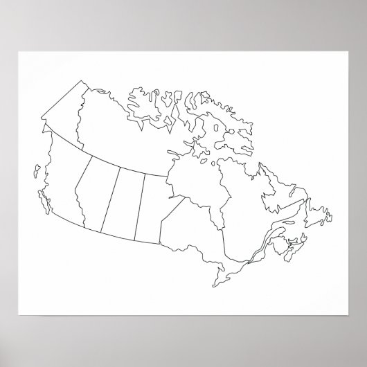 Affiche du Plan du Canada (Devant)