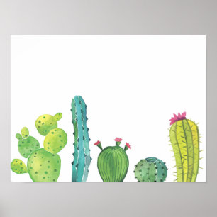 affiche du plante cactus