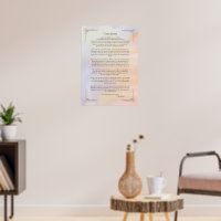 Affiche du poème Desiderata par Max Ehrmann
