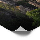 Affiche du Pont Bastei en Saxe Suisse (Coin)