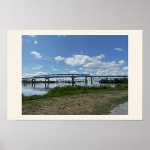Affiche du pont Betsy Ross Philadelphie
