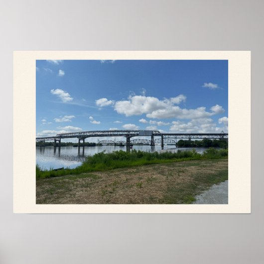 Affiche du pont Betsy Ross Philadelphie (Devant)