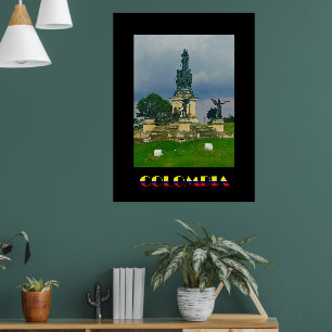 Affiche du pont de Boyacá Colombie