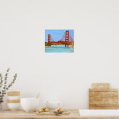 Affiche du pont de San Francisco (Cuisine)