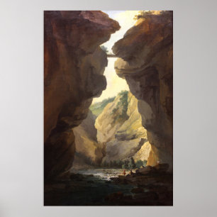 Affiche du Pont et gorges de la rivière Dala (1777