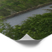 Affiche du pont suspendu du Maine (Coin)
