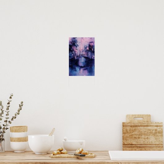 affiche du pont violet (Cuisine)