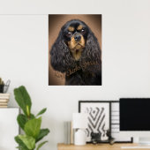Affiche du portrait Cavalier King Charles (Bureau à domicile)