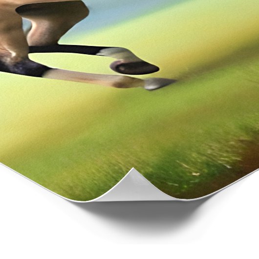 affiche du portrait de cheval (Coin)