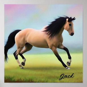 affiche du portrait de cheval