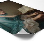 Affiche du Portrait de Justine Favart (Coin)