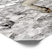 Affiche du portrait du loup arctique Imprimer (Coin)