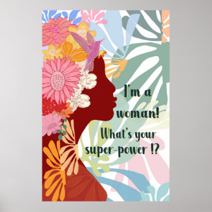 Affiche du pouvoir des femmes