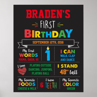 Affiche du premier anniversaire