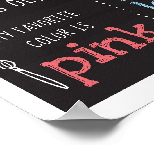 Affiche du premier jour de l'école (Coin)