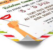 Affiche du prospectus de l'événement de l'école (Coin)