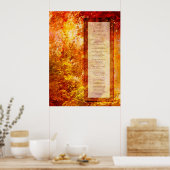 Affiche du Psaume 116 (Cuisine)