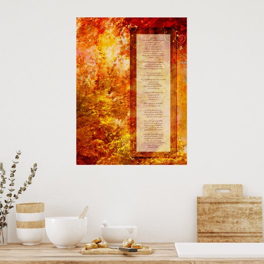 Affiche du Psaume 116 (Cuisine)