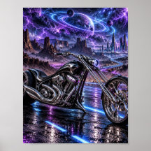 Affiche du Purple Neon Chopper
