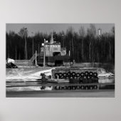 affiche du quai de navire (Devant)