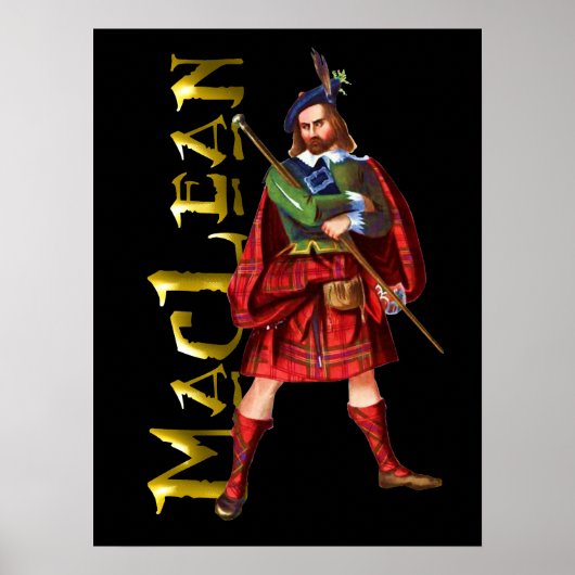 Affiche du rêve des Highlands écossais du clan Mac (Devant)