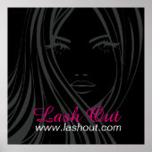 Affiche du salon de beauté (Devant)