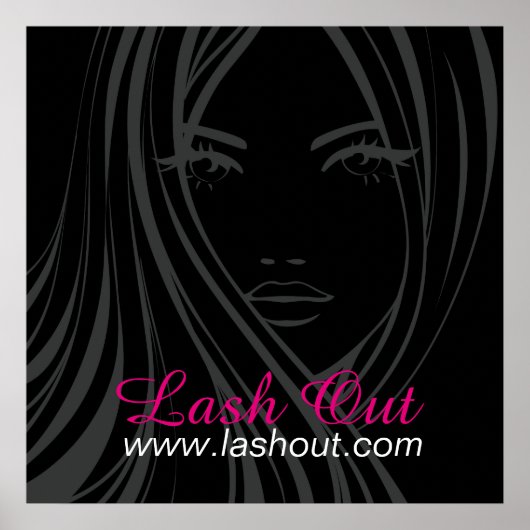 Affiche du salon de beauté (Devant)