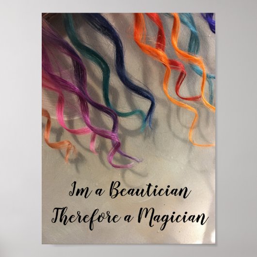 Affiche du salon de coiffure (Devant)