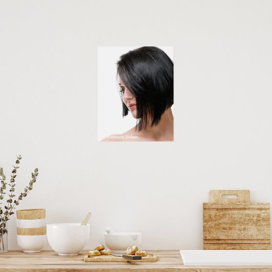 Affiche du salon de coiffure pour femmes (Cuisine)